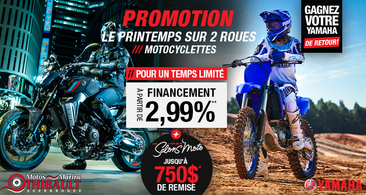 Yamaha – Le printemps sur 2 roues