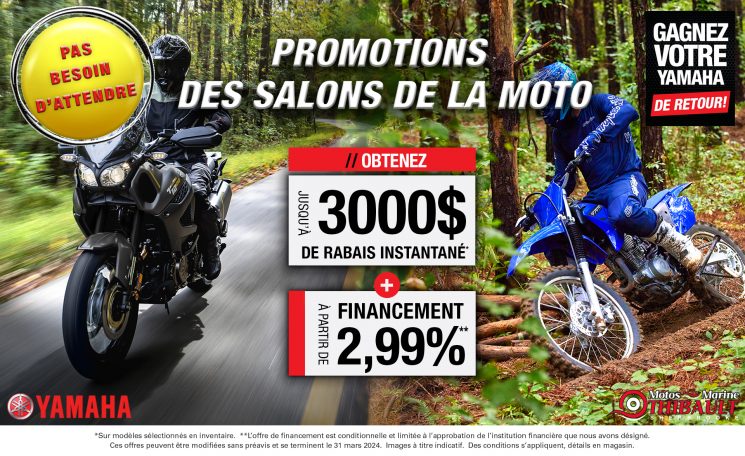 Yamaha – Promotions des salons de la moto
