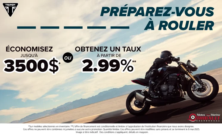 Triumph – Préparez-vous à rouler