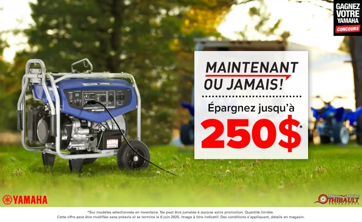 Yamaha – Maintenant ou jamais – Énergétique