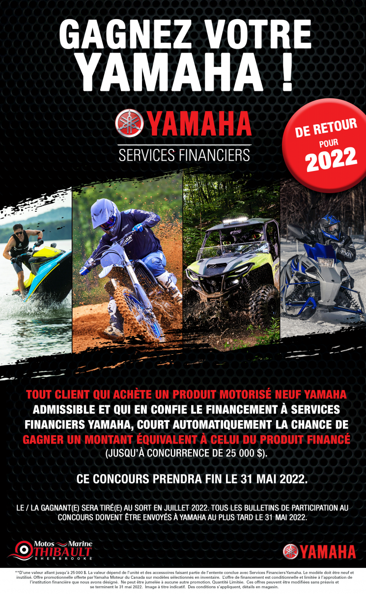 Gagnez votre Yamaha ! – Concours
