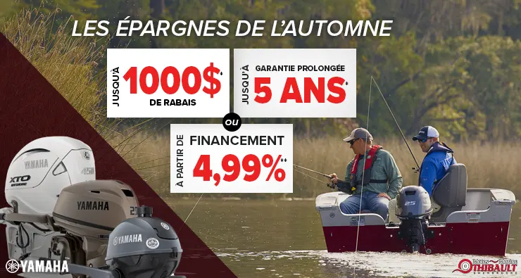 Yamaha – Les épargnes de l’automne – Hors-bord