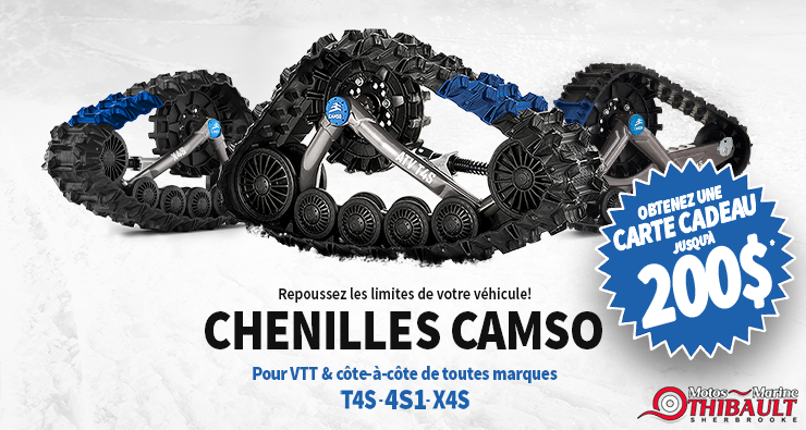 Chenille Camso – VTT & côte-à-côte de toutes marques
